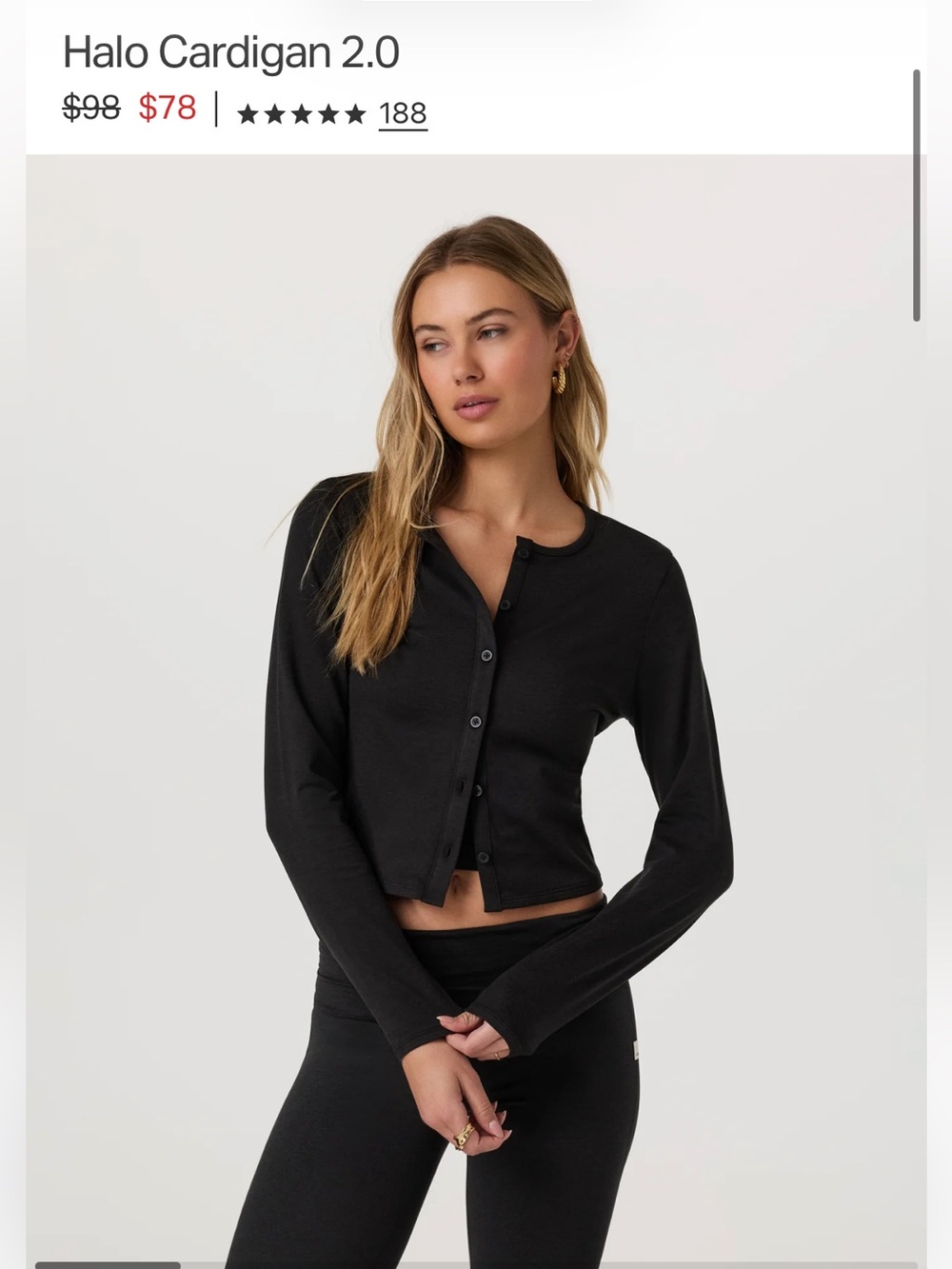 Vuori 2.0 cardigan brown